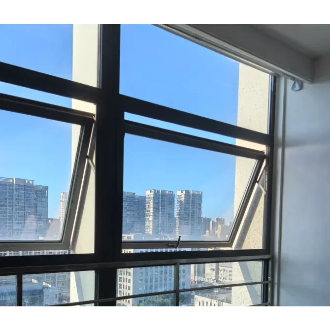 Ferestre cu deschidere spre exterior din aliaj de aluminiu