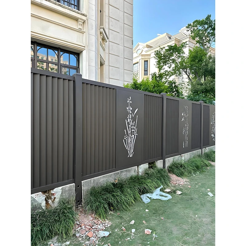 Gard de confidențialitate din aliaj de aluminiu
