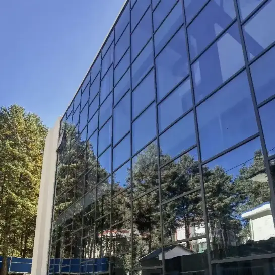 Pereți cortină înrămați